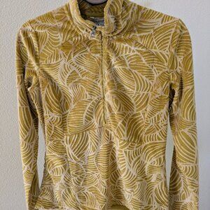 NWT Royal Robbins Moon Dance UPF 50+ Velvet Fleece 1/4 Zip Small Lightweight
